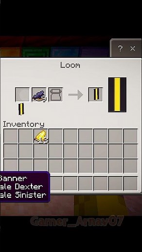 How to make "N" Banner in Minecraft! 😱🔥 #minecraft #shorts