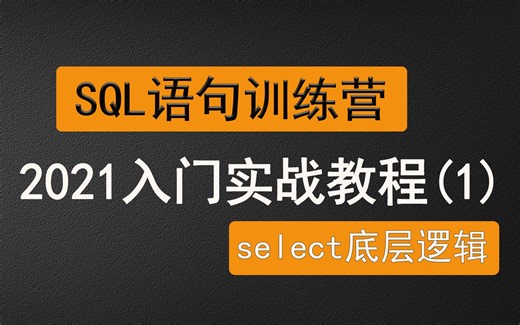 mysql语句训练营 2021入门实战教程(select)_sql语句底层原理教学_MYSQL数据库分析师必回系列