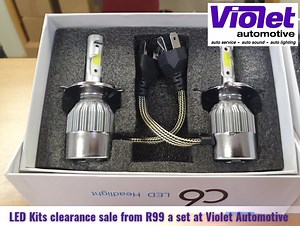 71 reactions · 29 comments | Budget friendly C6 LED kits on clearance from R99 a set. Available from Violet Automotive. Whilst stocks last. These are basic light output, no warranty kits. We keep in stock middle to premium range of LED Kits for proper light output starting from R1899 a set. Fitment services available at additional cost. 0114758332 0814799816 Unit 26, Skyway Business Park, Corner Freda and C.R Swart Avenue, Randburg | Violet Automotive | Facebook