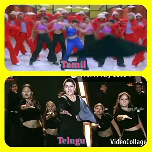🌈 Achacho Punnagai Song in 2 Languages 🎦 | Multilingual Tamil Telugu | #Shorts #viral #vijay