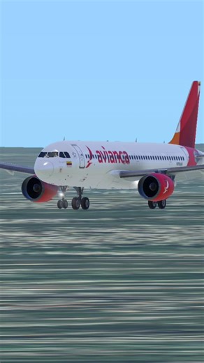 Perfect Avianca Landing