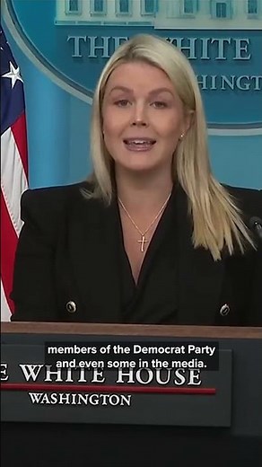 Karoline Leavitt condemns political violence from the left