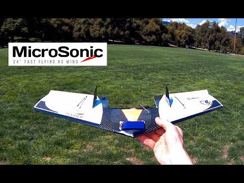 DIY Build Your Own MicroSonic 24" inch Fast Flying Wing RC Airplane Delta Wing