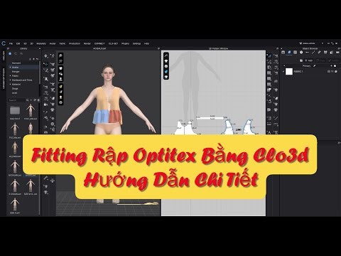 Fitting Optitex patterns using Clo3d ‖ Self-learning #optitex & #clo3d