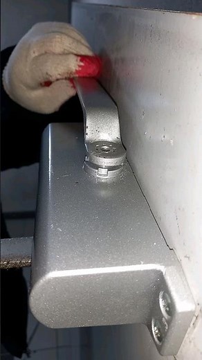 How to install automatic door closer.