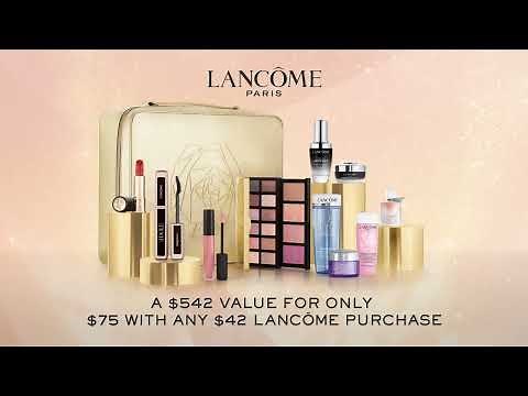 Lancome 2022 Holiday Beauty Box Unboxing