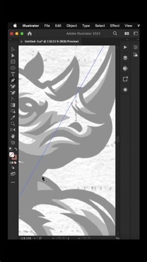 RHINO GYM LOGO! #adobeillustrator #logo #shorts