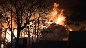 Firefighters on Cape Cod battle massive fire in Yarmouth Port