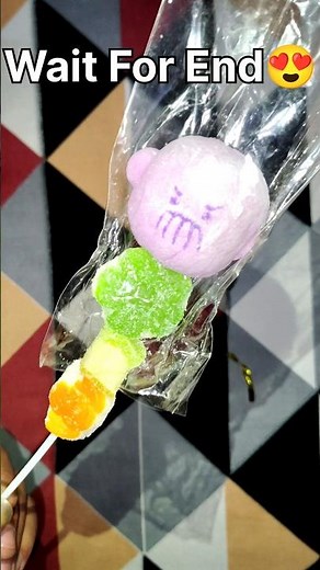 🍭Teddy Bear Jelly Colorful CandyStick Unboxing🎧|Sweet,Chewy & Addictive ASMR🍓| Los Angeles 🇺🇸#Shorts