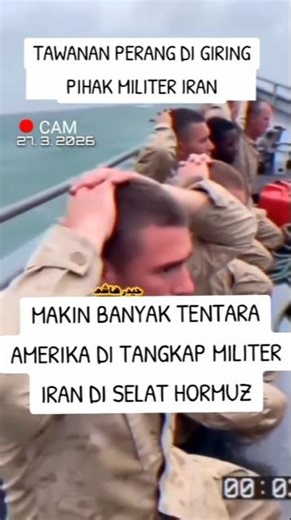Momen Tentara AS di tangkap Tentara Iran di selat hormuz