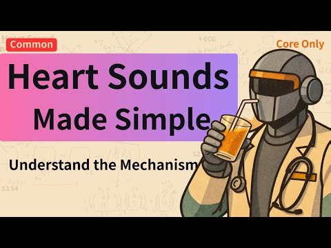 Heart Sounds Explained: S1–S4 on the ECG