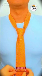 how to tie a tie stylish!스타일리시하게 넥타이 매는 법 #shorts