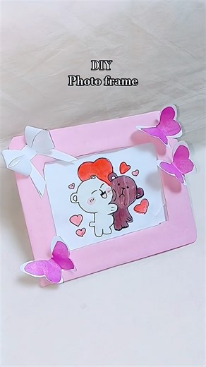 DIY photo frame idea ✨||#shorts #craft #art #viral #youtubeshorts