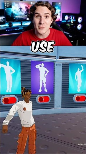 This Fortnite Map Gives You Free Emotes #fortnite #shorts #gaming