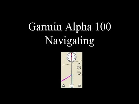 TFD Garmin Alpha 100 Navigating
