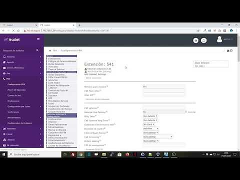 Apuntar una extensión a un móvil o fijo externo en Issabel. VOIP. Follow Me