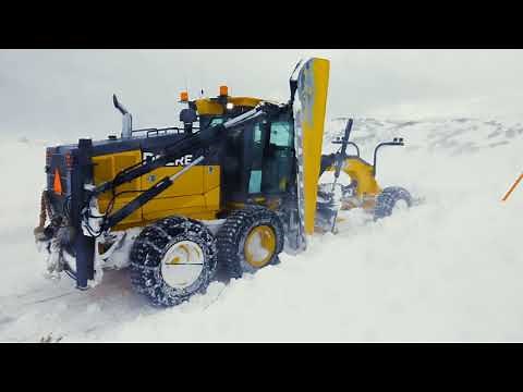 Snow Removal with John Deere Motor Graders