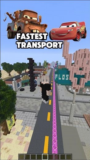 Minecraft's Fastest Way to Travel! | Lightning Fast ⚡