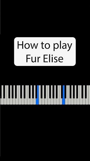How to play Fur Elise by Beethoven #beethoven #piano #furelise