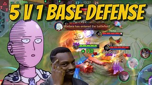 5 v 1 base def 🤫 #mlbb #mobilelegends #recklesstz | RecklessTz