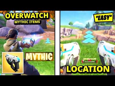*NEW* Overwatch MYTHIC Gameplay (Tracer & Mercy) & How to Get the NEW MYTHICS in Fortnite Overwatc!