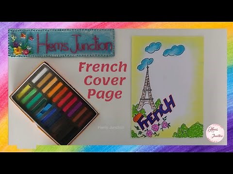 French Cover Page Design for School Notebook/Project File