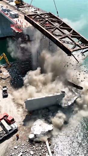 Under Construction Bridge COLLAPSES Suddenly 😱