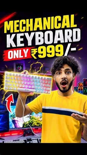 🔥Mechanical Keyboard Only ₹999? 😱 Ant Esports Mk1200Mini #shorts