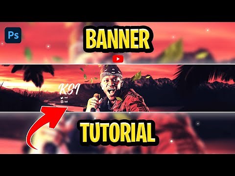 How To Make The PERFECT YOUTUBE BANNER in Photoshop!