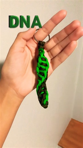 Paracord Keychain! | DNA 🧬 Double Helix Knot! 🧬 Easy!DIY