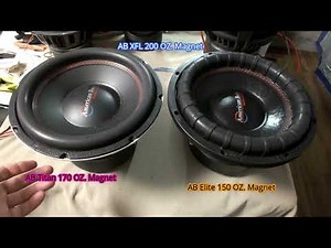 American Bass Elite 1244 Vs. XFL-1244 Vs. Titan 1244 SMD-AMM1 Dyno Results Live On NVX XAD13 Car Amp