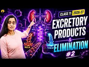 Excretory Products and Elimination Class 11 Biology | New NCERT 2026-27 CBSE NEET