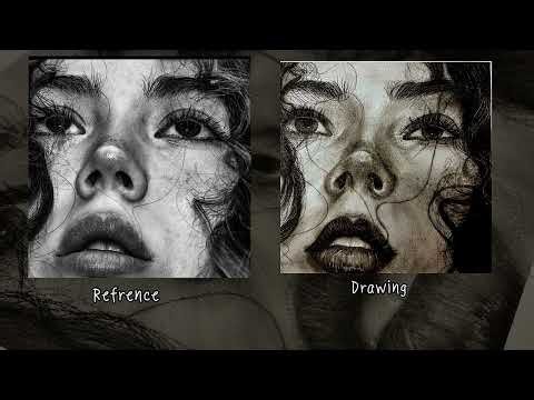 My First Full Charcoal Art Tutorial | Easy Drawing Process