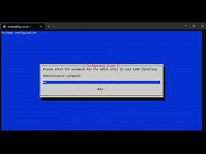 LDAP Part One Set up LDAP Server Install OpenLDAP Debian
