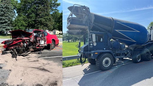2 drivers injured in Anderson concrete mixer crash on SR9