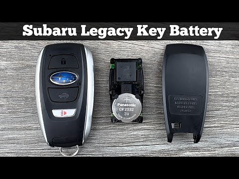 How To Replace Subaru Legacy Remote Fob Key Battery 2015 - 2024 DIY Change Replacement Key Batteries