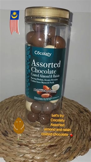 Let's try Cocolaty Assorted almond and raisin coated #chocolate #sweets