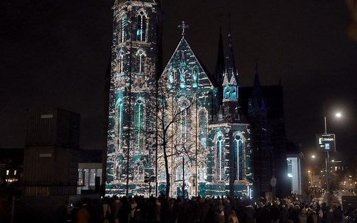 超高能3D Mapping+激光互动建筑投影 - Domus Luma