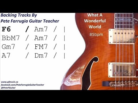 What A Wonderful World Backing Track