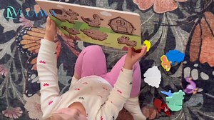 Kids Sensory Swivel Chair, Sensory Spinning Chair for Autism Kids, Body Coordination Training Chairs, Spin Seat, Metal Base, Non-Slip Design (Blue)