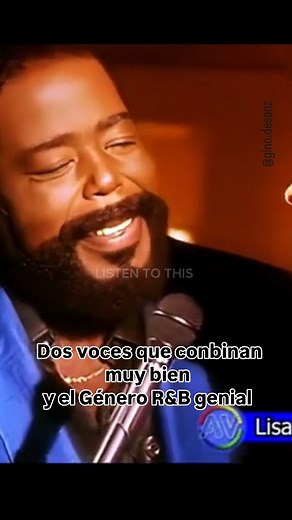 26K views · 1.7K reactions | Barry White y Lisa Stansfield grabaron...