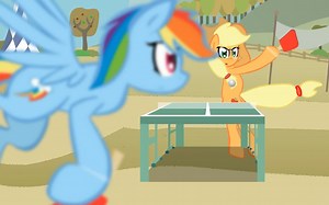 【MLP】【搬运】铁马三项：乒乓球(可爱的MLP动画)[Iron Pony Table Tennis HD(Cute MLP Cartoon)]