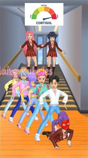 Loser High Cortisol Punishment 😂 SAKURA #sakuraschoolsimulator #shorts #funny #ytshorts