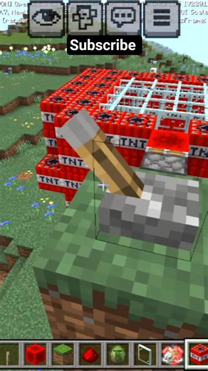 👉 One Click Robot Blast in Minecraft 🤯💥 #shorts