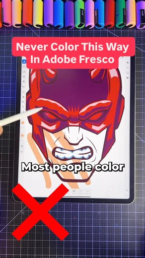 Anderson Bluu on Instagram: "Learn how to take your digital art to the next level with this Adobe Fresco tutorial for beginners! As an artist, you know how frustrating it can be to spend hours coloring your designs, only to end up with a result that’s less than ideal. But what if you could avoid common mistakes and create stunning artwork with ease? In this video, Anderson Bluu shares his expert tips and tricks for mastering Adobe Fresco, the powerful drawing and painting app that’s taking the g