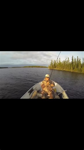 Catching and releasing a GIANT pike at Slate Falls Outposts Fly-In Fishing Miniss East outpost camp. 🇨🇦🎣 #bigfish #pike #SlateFalls #MinissLake #ontario #canada #fishing | Mike Borger