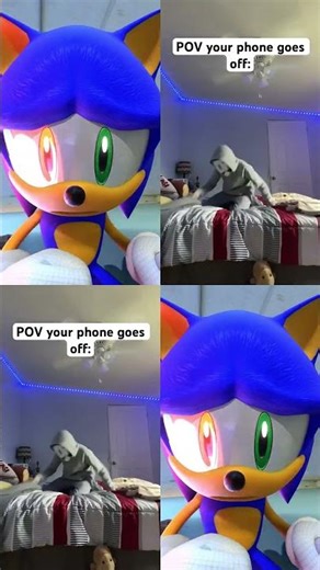 Sonic POV your phone is lost vs Original #funnyshorts #sonic