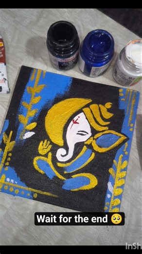 “Beautiful Lord Ganesha Painting 🐘💙 #Shorts”#ganeshpainting #ganpatibappa #lordganesha #artshorts