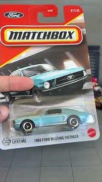 Review Matchbox 1968 Ford Mustang Fastback #matchbox