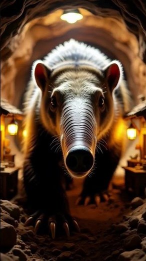Close up with an Anteater #anteater #mammal #mammals #animals #animal #wildlife #giantanteater #ai